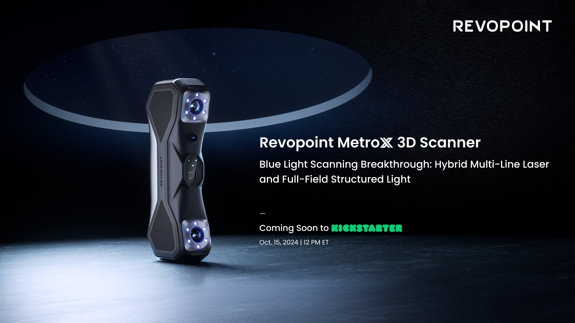 Get Ready: Revopoint MetroX 3D Scanner Launching on Kickstarter Soon!