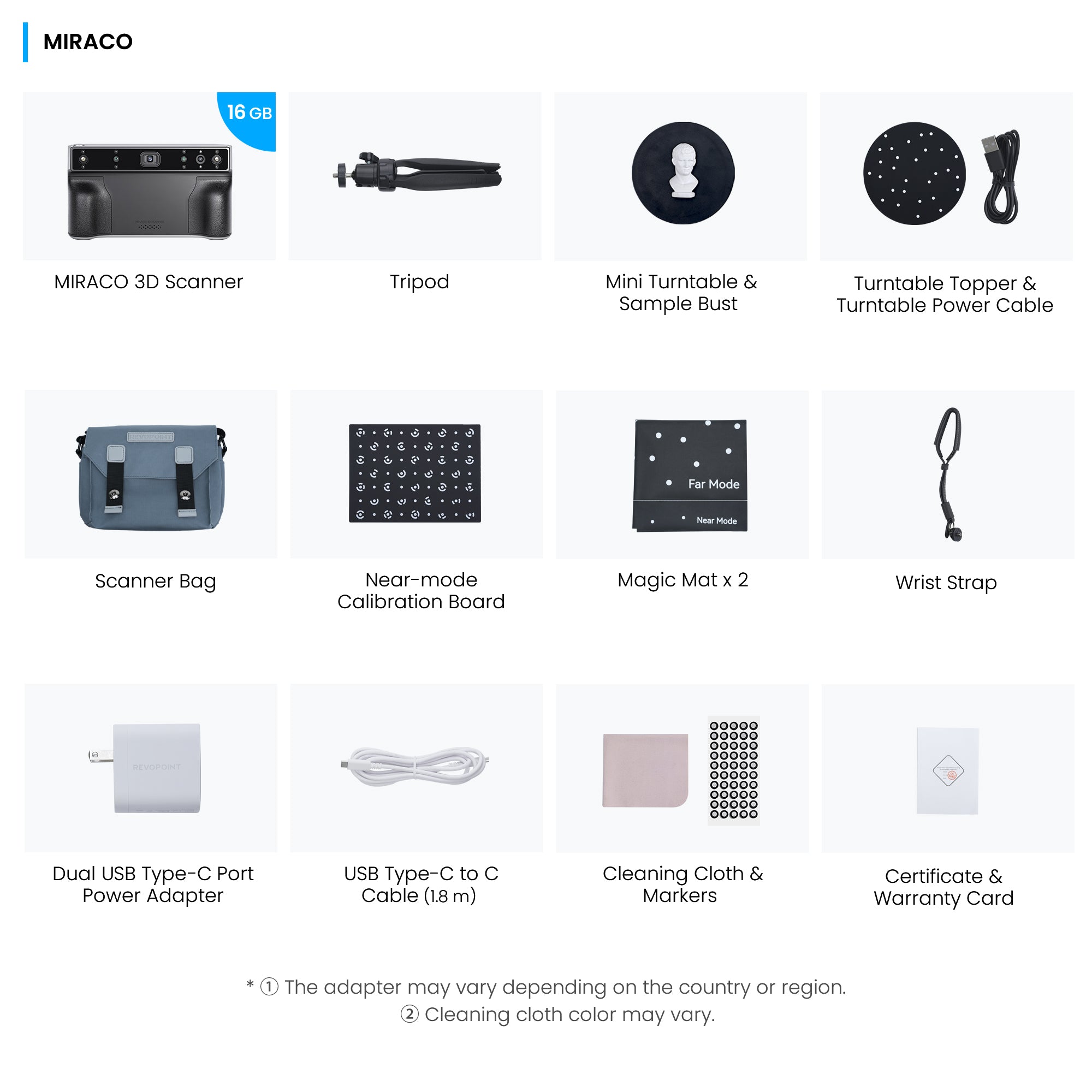 Revopoint MIRACO : Standalone 3D Scanner