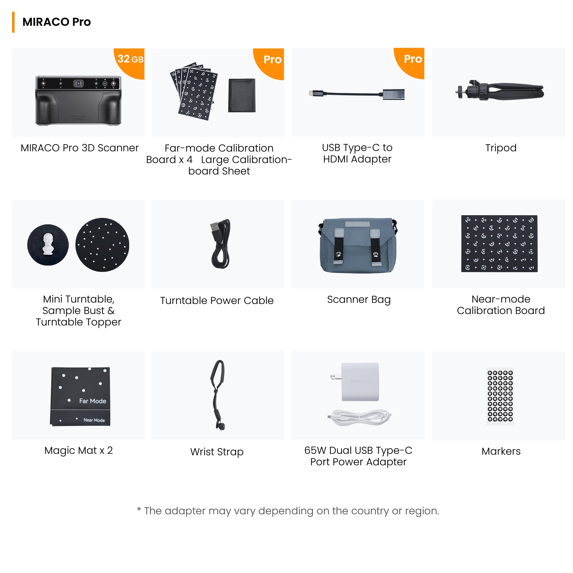 Revopoint MIRACO - Standalone 3D Scanner for Small to Large Objects Scanner