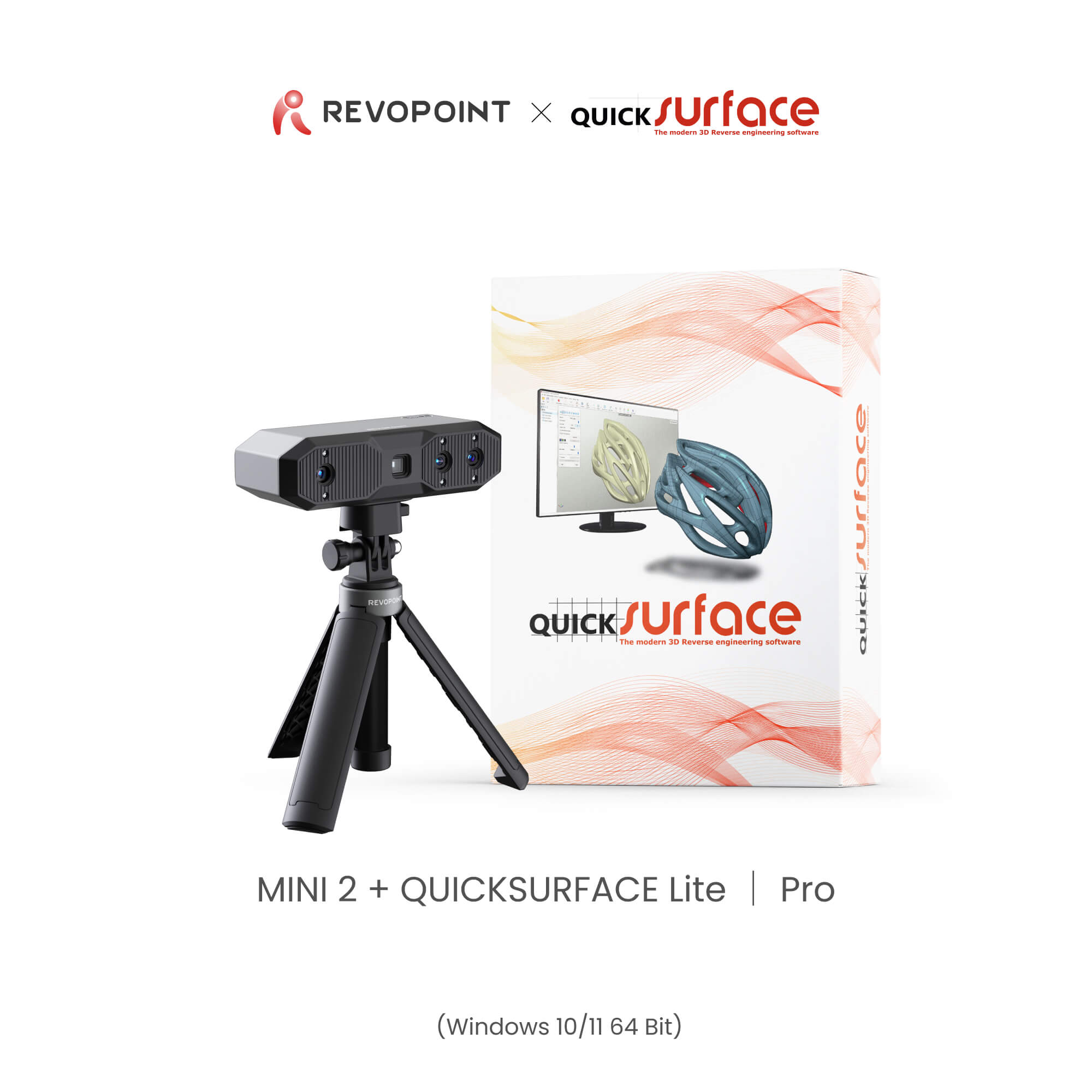 Revopoint & QUICKSURFACE Lite | Pro - Complete 3D Scanning to CAD Solution