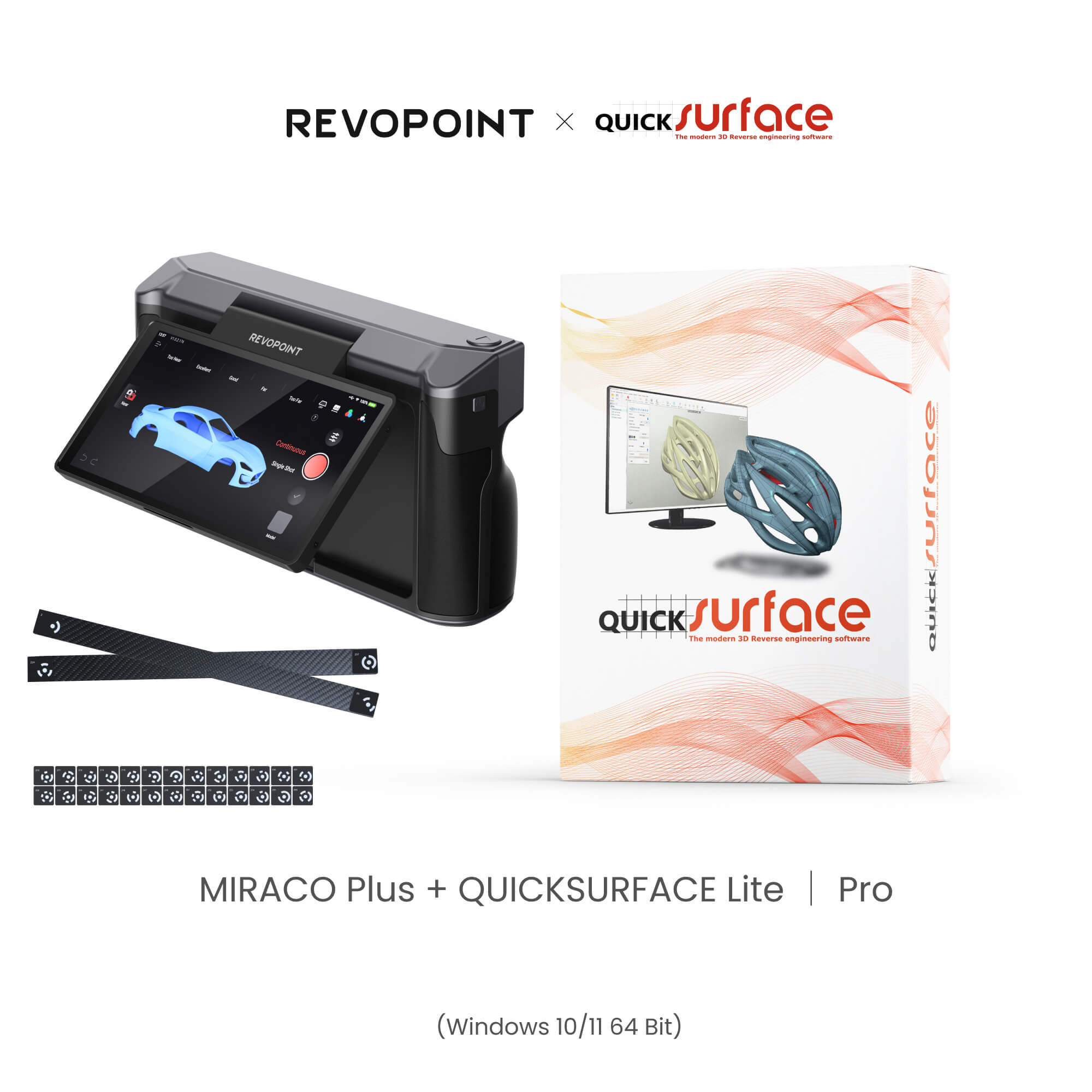 Revopoint & QUICKSURFACE Lite | Pro - Complete 3D Scanning to CAD Solution