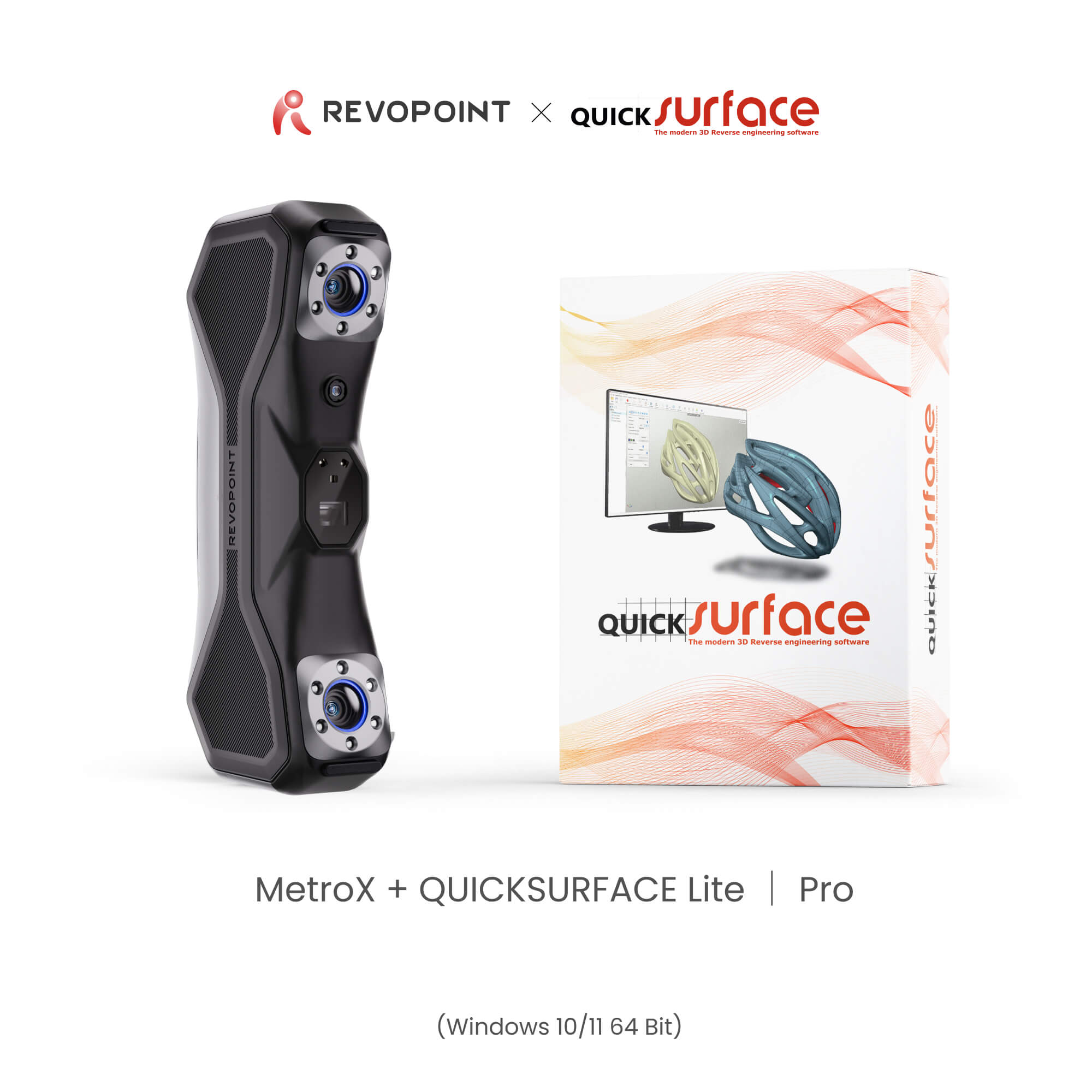 Revopoint & QUICKSURFACE Lite | Pro - Complete 3D Scanning to CAD Solution